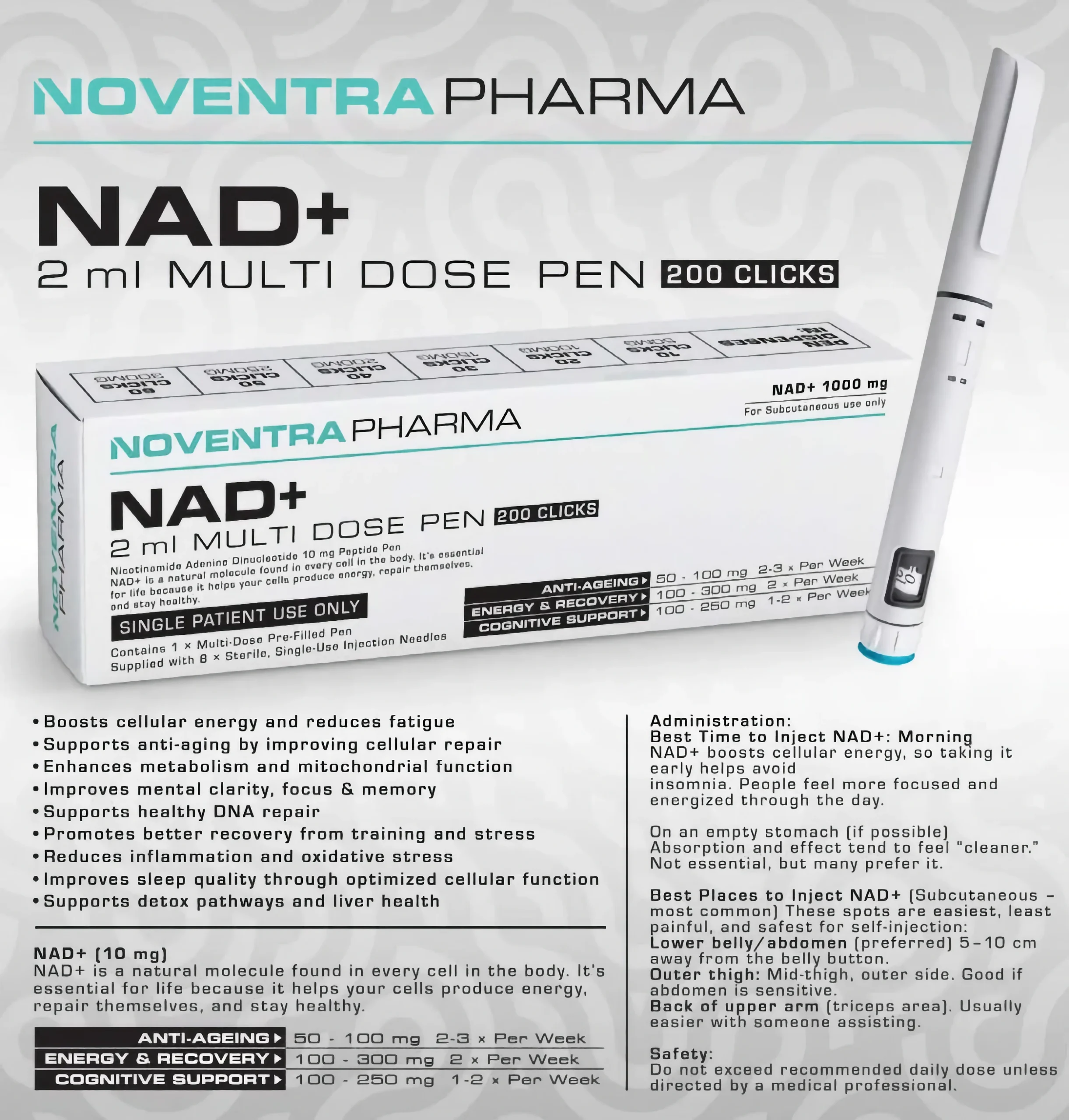 NAD+ Pen 1000mg NAD+ Pen 1000mg