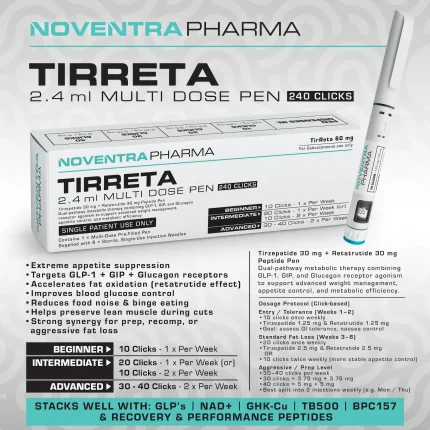 Retatrutide/Tirzepatide Hybrid Pen - Tirreta 60mg