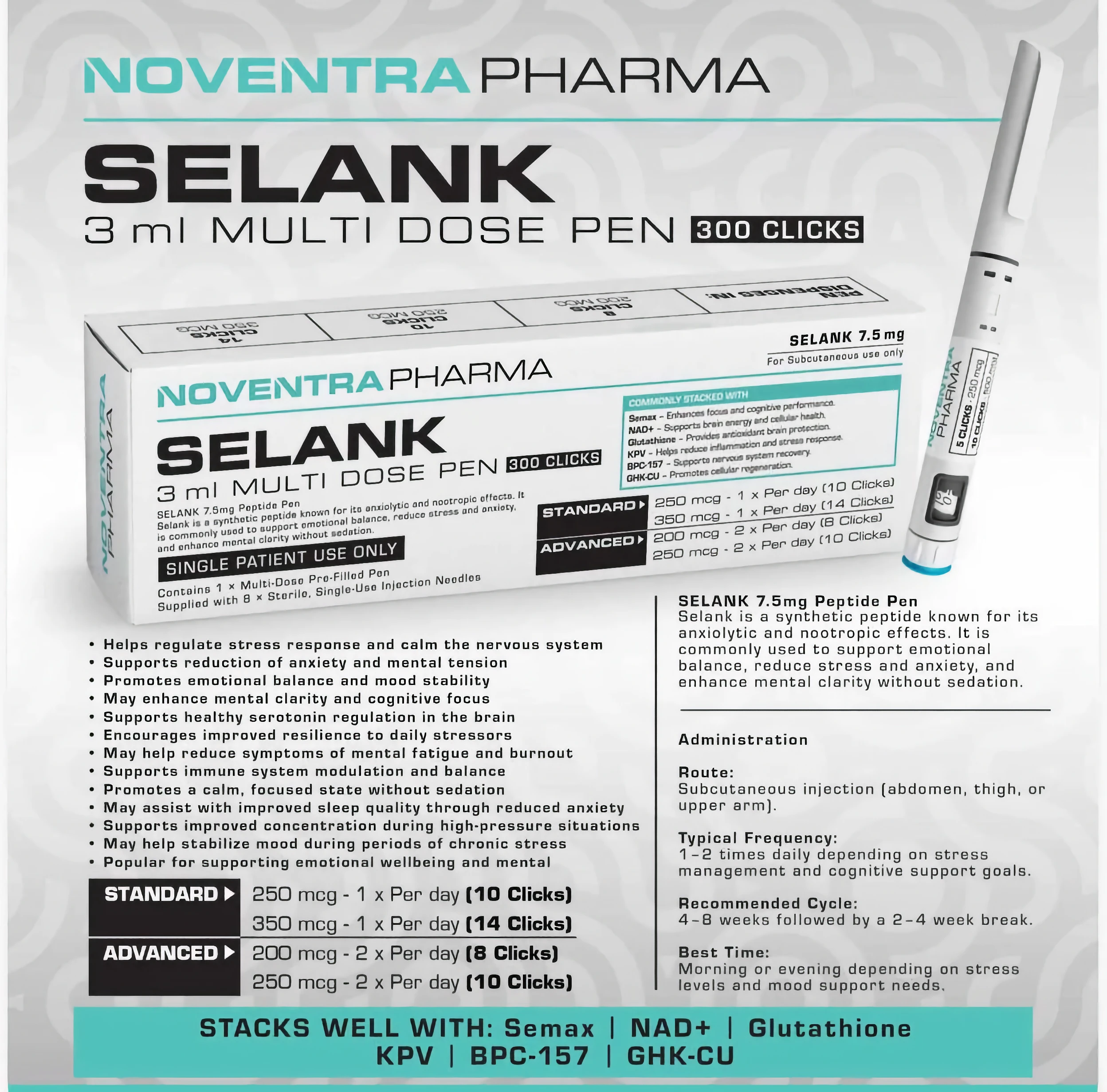 Selank Pen 7.5mg Selank Pen 7.5mg - Image 1
